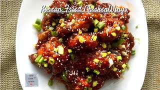 Fried Chicken Wings  Gochujang Wings  Korean Style Chicken Wings  Fried Chicken [upl. by Airetnohs462]