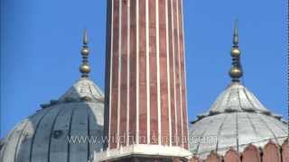 Jama Masjid with Muslim devotees during Eid alZuha Delhi [upl. by Donahue]