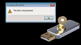 How to remove write protection on flash drivesd card [upl. by Wyatt]