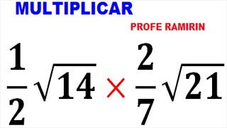 MULTIPLICACIÓN DE RADICALES CON FRACCIONES CON MISMO INDICE [upl. by Sig]