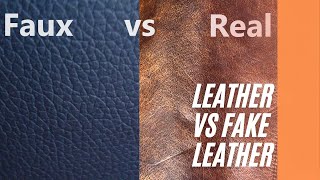 Genuine Leather VS Fake Leather [upl. by Ferdy783]