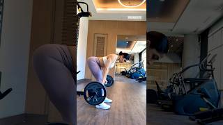 Barbell Stiff Leg Deadlift  workout fitness Barbell homegym homeworkout [upl. by Tiphany]