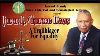 The Life of The Honorable Judge L Clifford Davis [upl. by Najtsirk]