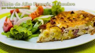 Tarte de Alho Francês e Fiambre [upl. by Matthei]