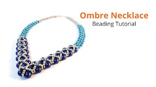 How To Make A Beaded Necklace  Stunning Right Angle Weave Tutorial [upl. by Amberly]