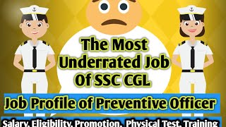 Preventive Officer Job Profile  Salary Eligibility Promotion Physical Test Training [upl. by Zamora793]