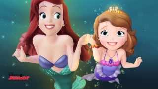 Sofia The First  Joining Together Song ft Ariel  The Floating Palace  Official Disney Junior UK [upl. by Oironoh]