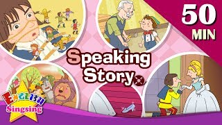 Speaking Story  50 minutes Kids cartoon Dialogues  Easy conversation  Learn English for Kids [upl. by Parke]