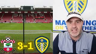 Southampton v Leeds United Post Match Reaction Season 2324 leedsunited championship football [upl. by Nivart]