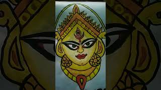 Maa durga drawing by monisha [upl. by Ervine]