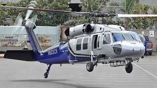 Awesome Sikorsky S70 Blackhawk landing at HAI Heli Expo  helicopter [upl. by Bronder]