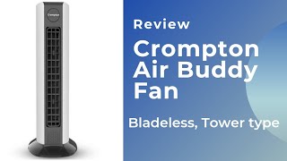 Crompton air buddy fan review  Tower fan for study table kitchen [upl. by Ajam]