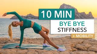 10 MIN BYE STIFFNESS  active stretching amp mobility I in the morning before or after a workout [upl. by Gainor]