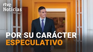 SÁNCHEZ La JUSTICIA rechaza la QUERELLA contra el JUEZ PEINADO por PREVARICACIÓN  RTVE Noticias [upl. by Ixel]