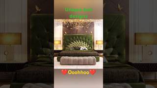 Unique double bed design  interior design ideas india shorts [upl. by Nalrah]