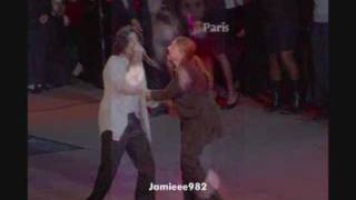 Prince and Paris Jackson Watching Their Dad Preform [upl. by Einnob]