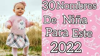 💙💜❤ 30 nombres para Niña Hermosos y bonitos [upl. by Elleinnod]