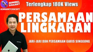 PERSAMAAN LINGKARAN  SIMPLE KONSEP  Kursus Online Rp8000 per BULAN  cek deskripsi [upl. by Arihas]