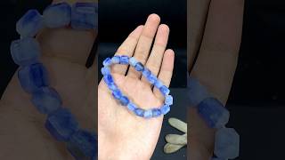 Blue Color Sodalite Bracelet sodalite sodalitebeads sodalitebraclet sodalitejewlery [upl. by Suhpesoj]