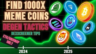 DEXScreener Guide Spot the Next 1000x Meme Coin EARLY  Pro Tips to Filter New Pairs 🚀 [upl. by Rabin]