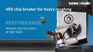 Pramet HR2 chip breaker for heavy roughing [upl. by Amsirahc214]