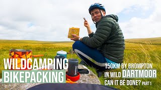 150km epic wildcamping trek in Dartmoor with a Brompton [upl. by Ayle]