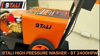 250 Bar BTALI HIGH PRESSURE WASHER BT 2400 [upl. by Llertnad]