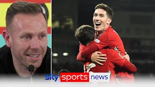 quotThese players deserve to be at World Cupquot  Craig Bellamy emotional after Wales win [upl. by Gisela]