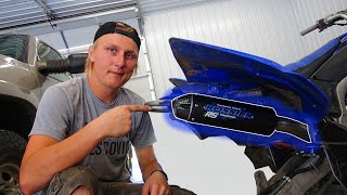 Rossier Engineering 52 Full System On Yfz 450r Insane Power Gains [upl. by Denzil]