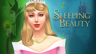 Aurora Sleeping Beauty  The Sims 4 Disney Princess CAS CreateASim [upl. by Nitz7]