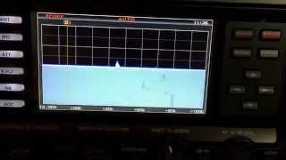 Yaesu FT DX3000 Scope Birdie [upl. by Arammat]