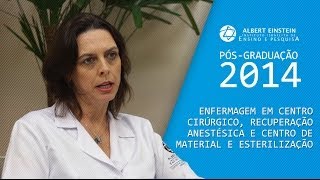 Pósgraduação  Enfermagem em C Cirúrgico R A e CME  Ensino Einstein [upl. by Nesline]