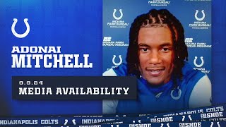 Adonai Mitchell Media Availability  September 9 [upl. by Jeffry]