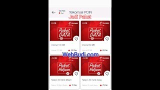 Cara Tukar POIN Telkomsel jadi Paket Internet Telpon dan SMS [upl. by Netsuj621]