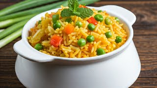 quotQuick amp Delicious Veg Pulao Recipe  OnePot Mealquot Simple but it gets the point across 🍛😋 [upl. by Ened]