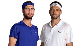 đź›‘ Karen Kachanov vs Grigor Dimitrov ATP Marseiile LIVE SCORE [upl. by Assanav207]