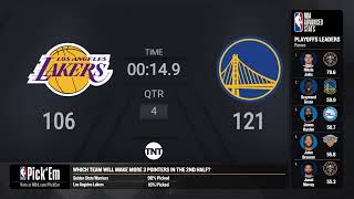 Lakers  Warriors Game 5 Live Scoreboard  NBAPlayoffs Presented by Google Pixel [upl. by Warden]