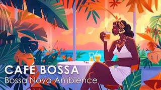 Jazz Café Ambience  247 Brazilian Bossa Nova Jazz Background Music [upl. by Yhtommit789]