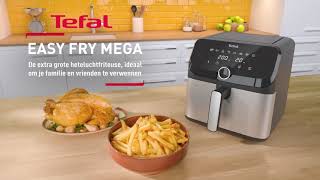 Tefal Easy Fry Mega EY855D heteluchtfriteuse [upl. by Dorsman166]