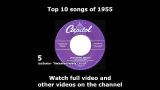 Top 10 songs of 1955 [upl. by Obocaj]