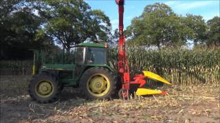 Maishakselen met oude hakselaars in Markelo deel 2 Oldtimer maishäckseln  chopping maize [upl. by Shandie]