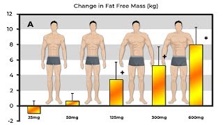 Exactly How Much Muscle Does 25mg 50mg 125mg 300mg amp 600mg Of Testosterone Build [upl. by Asa899]