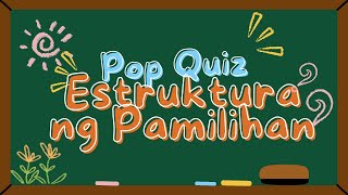 Pop Quiz  Estruktura ng Pamilihan Market Structure [upl. by Riggins]