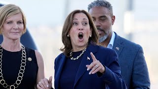 Kamala Harris’s bizarre gaffe during Hurricane Milton emergency briefing [upl. by Airalav]