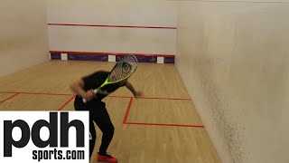 Dunlop Force Revelation 125 squash racket review by PDHSportscom [upl. by Leanatan413]