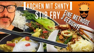 Stir Fry Wok Rezepte Resteverwertung 20 [upl. by Diraj]