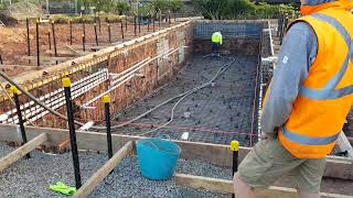 How to build a Lap pool with shotcrete [upl. by Anirrok734]