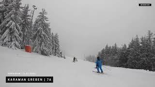 Staza Karaman greben sa oznakom 7a na otvaranju ski sezone na Kopaoniku [upl. by Guinna]