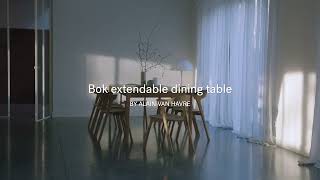 Ethnicraft l Bok Extendable Dining Table  By FCI London [upl. by Madlen]