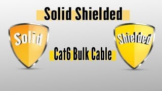 Shielded Solid Cat6 Bulk Cable [upl. by Nosyt]